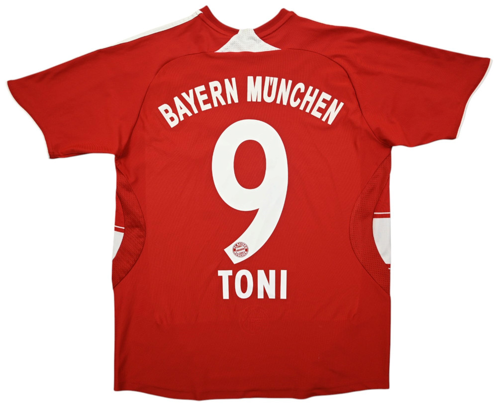 2007-08 BAYERN MUNCHEN *TONI* SHIRT XL. BOYS / S