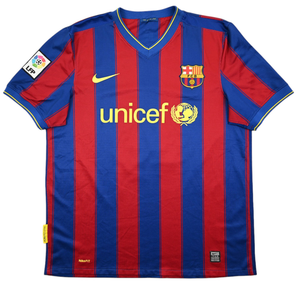 2009-10 FC BARCELONA *IBRAHIMOVIC* SHIRT L