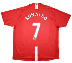 2007-09 MANCHESTER UNITED *RONALDO* KOSZULKA 3XL