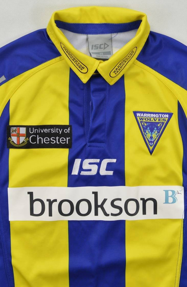 WARRINGTON WOLVES RUGBY ISC SHIRT XS