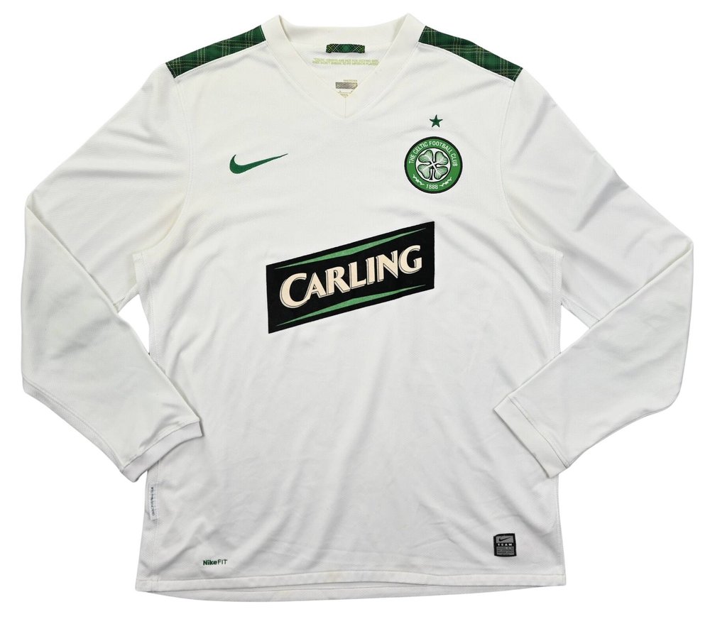 2009-10 CELTIC GLASGOW GK LONGSLEEVE SHIRT M