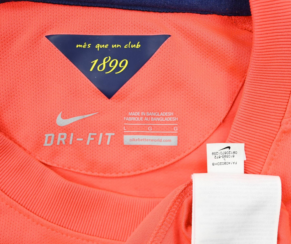 2014-15 FC BARCELONA *SUAREZ* SHIRT L