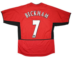 2002-04 MANCHESTER UNITED  *BECKHAM* KOSZULKA M