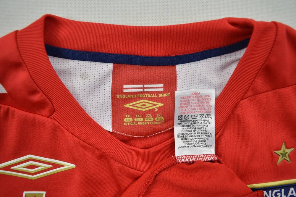 2006-08 ENGLAND *GERRARD* SHIRT XXL