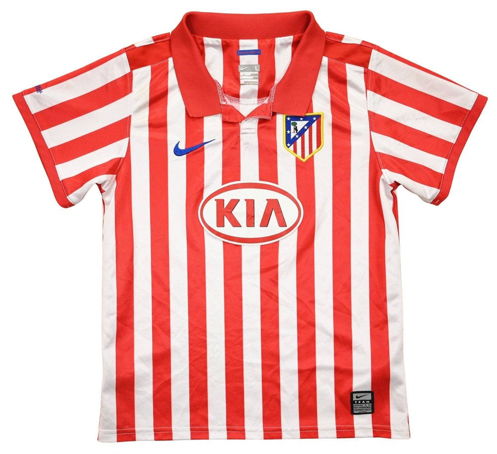 2009-10 ATLETICO MADRID SHIRT L. BOYS