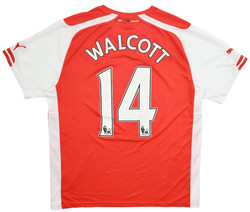 2014-15 ARSENAL LONDON *WALCOTT* SHIRT L