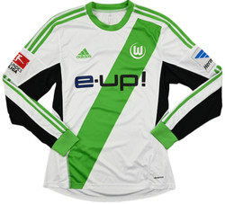 2013-14 VFL WOLFSBURG *MEDOJEVIC* MATCH ISSUE LONGSLEEVE SHIRT M