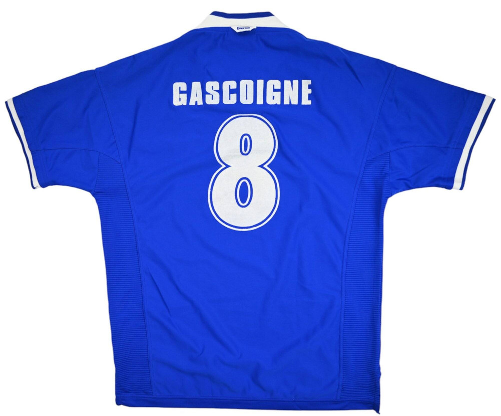 1999-00 EVERTON FC *GASCOIGNE* KOSZULKA XL