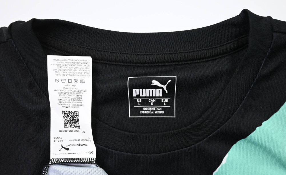 PUMA RETRO BLACK KOSZULKA L