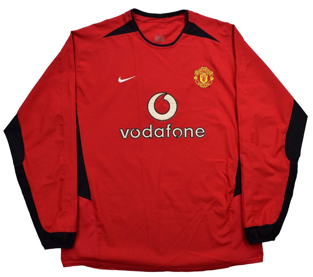 2002-04 MANCHESTER UNITED LONGSLEEVE SHIRT XL