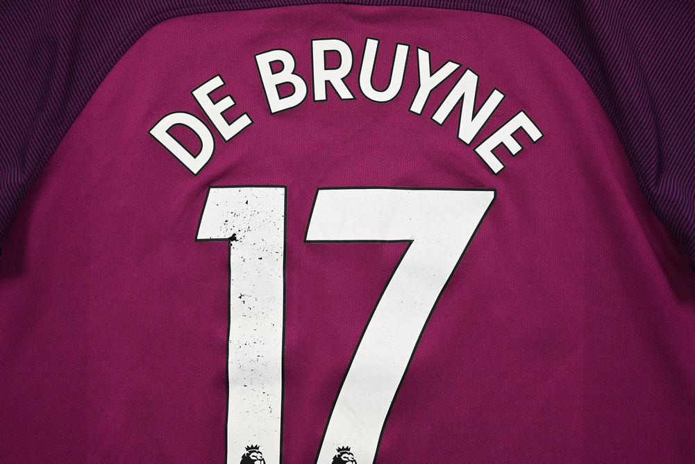 2017-18 MANCHSTER CITY *DE BRUYNE* SHIRT M. BOYS