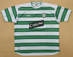 2003-04 CELTIC GLASGOW SHIRT XXL