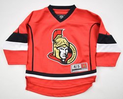 OTTAWA SENATORS NHL OFFICIAL LONGSLEEVE 4/5. BOYS