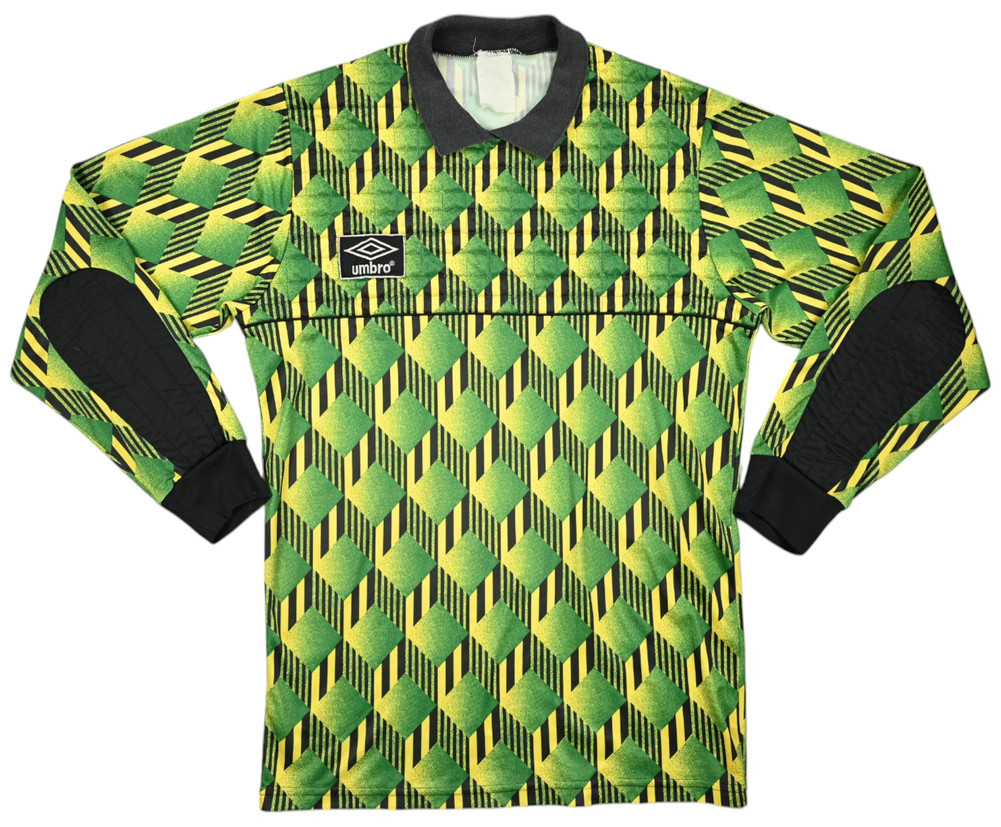 1990-91 UMBRO VINTAGE GK TEMPLATE LONGSLEEVE SHIRT M