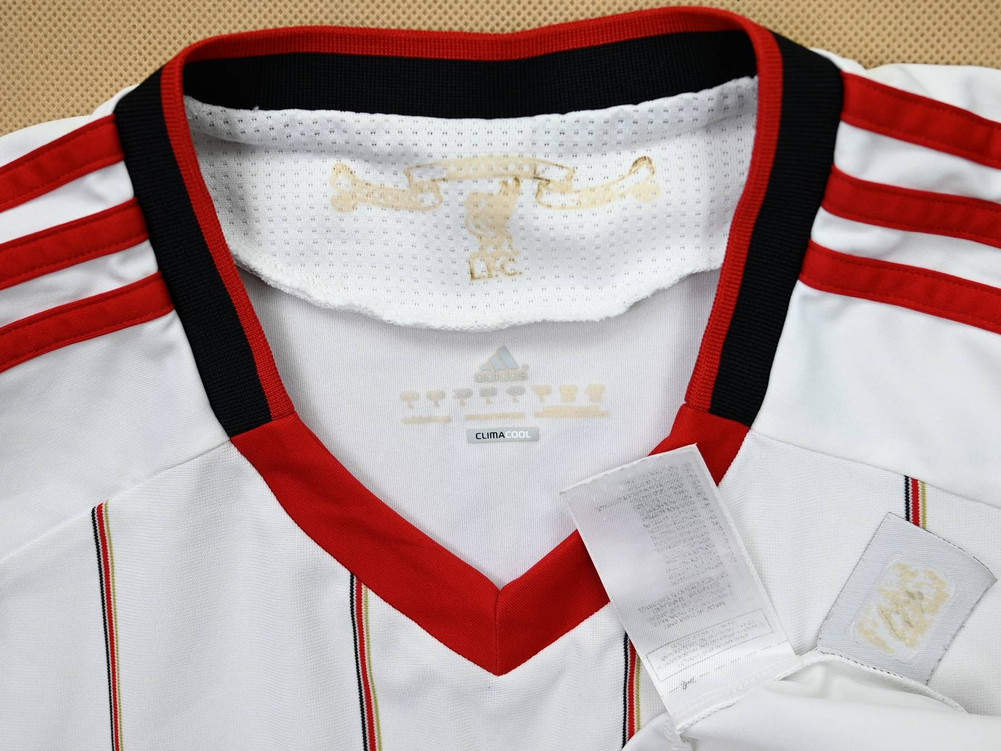 2010-11 LIVERPOOL *COLE* SHIRT L