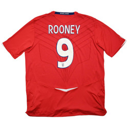 2008-10 ENGLAND *ROONEY* SHIRT XL