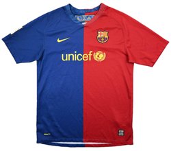 2008-09 FC BARCELONA SHIRT XL. BOYS