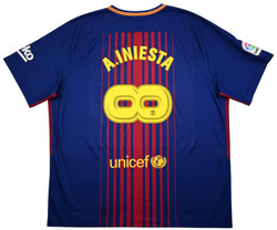 2017-18 BARCELONA *A. INIESTA* SHIRT XXL