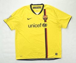 2008-10 FC BARCELONA SHIRT XXL