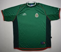 2001-02 MEXICO SHIRT XXL