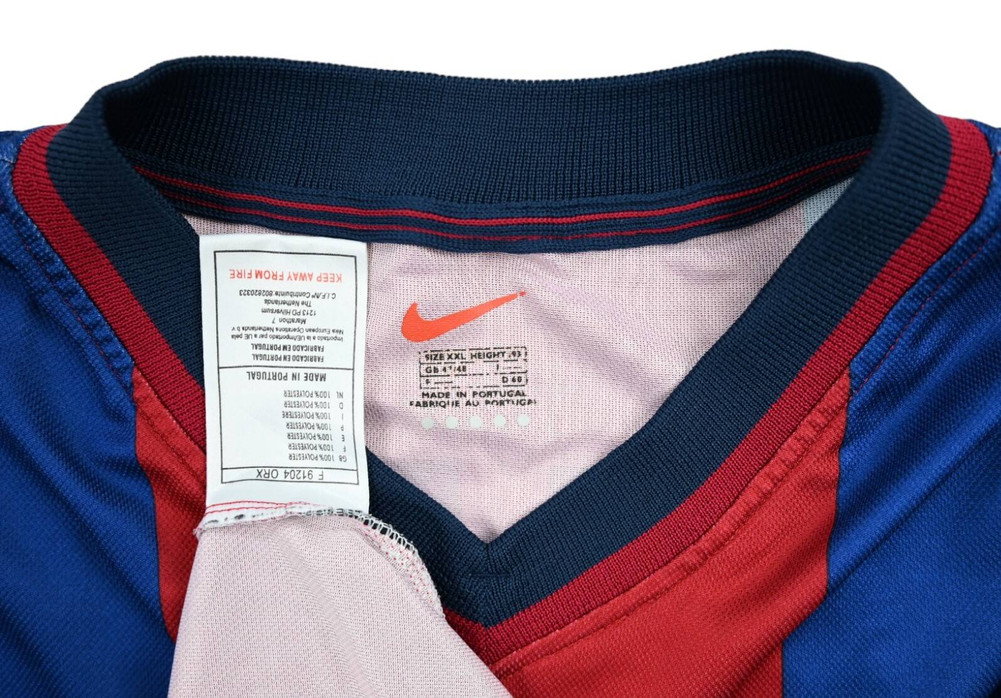 1998-99 FC BARCELONA *F. DE BOER* SHIRT 2XL