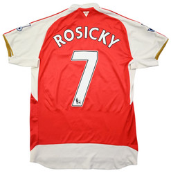 2015-16 ARSENAL *ROSICKY* SHIRT S