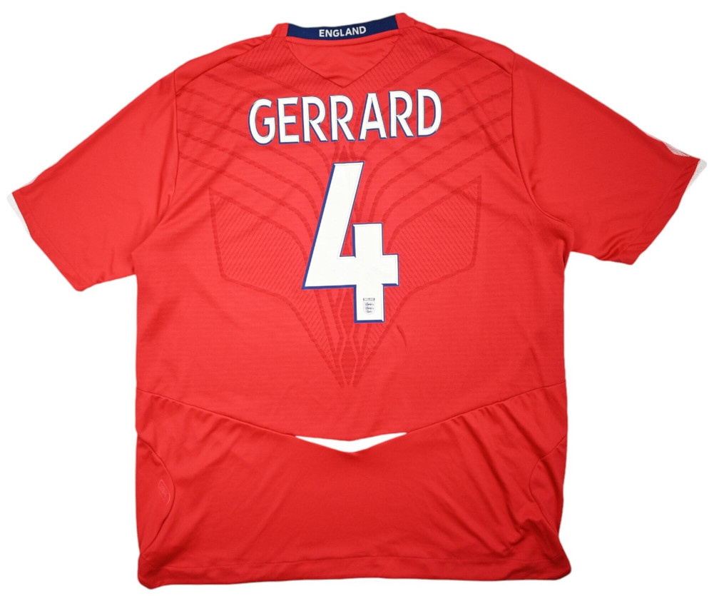 2008-10 ENGLAND *GERRARD* SHIRT XXL
