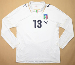 2007-08 ITALY #13 PLAYER ISSUE LONGSLEEVE KOSZULKA XL