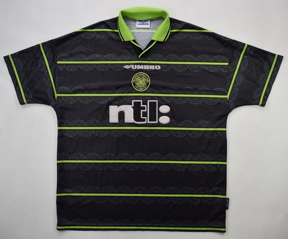 1999-00 CELTIC GLASGOW SHIRT 2XL