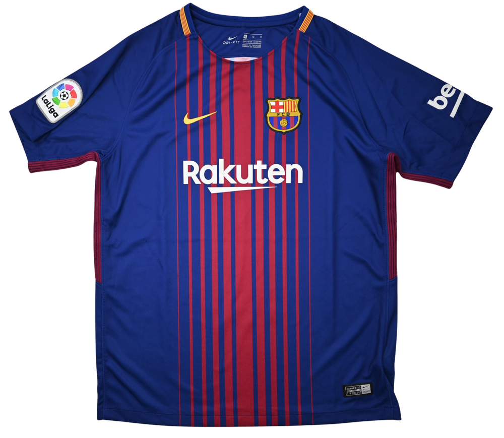 2017-18 FC BARCELONA SHIRT XL. BOYS