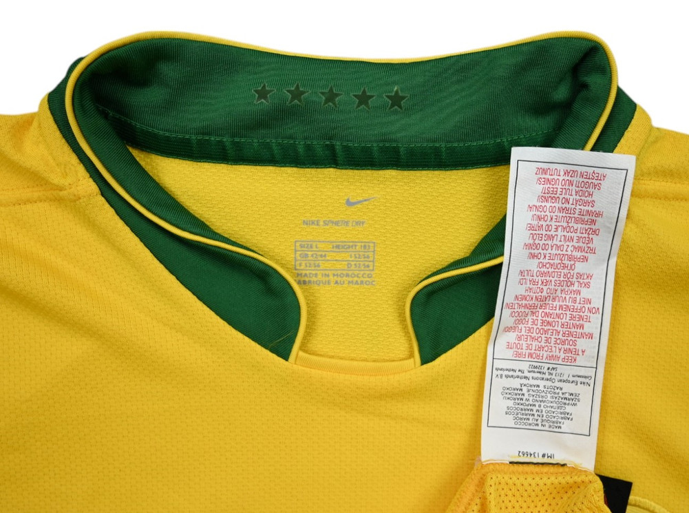 2006-08 BRAZIL *RONALDINHO* KOSZULKA L 