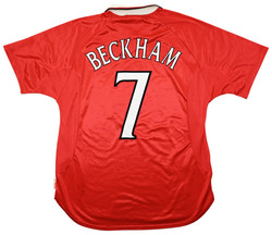 1999-00 MANCHESTER UNITED *BECKHAM* KOSZULKA XL