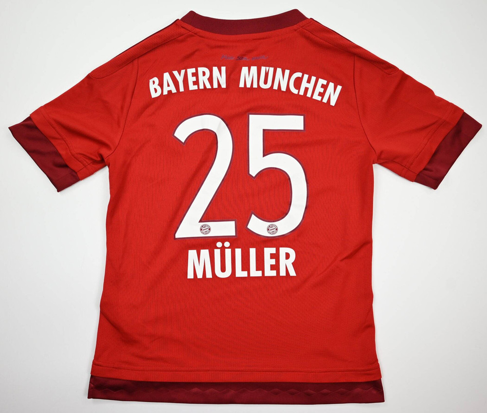 2015-16 BAYERN MUNCHEN *MULLER* KOSZULKA S. BOYS