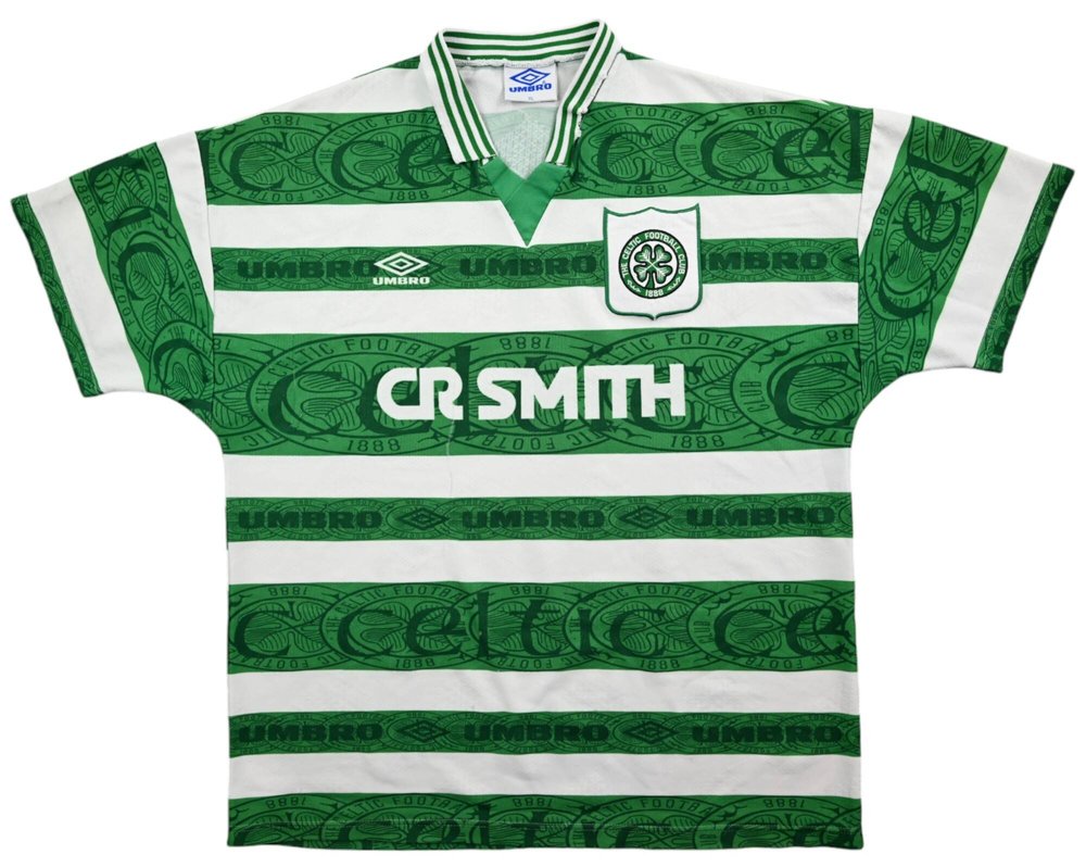 1995-97 CELTIC GLASGOW SHIRT XL