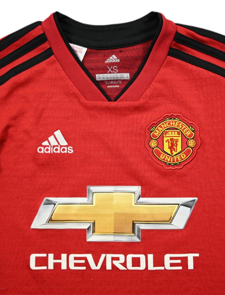 2018-19 MANCHESTER CITY SHIRT XS. BOYS