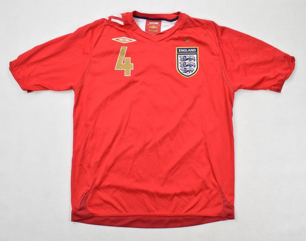 2006-08 ENGLAND *GERRARD* SHIRT L