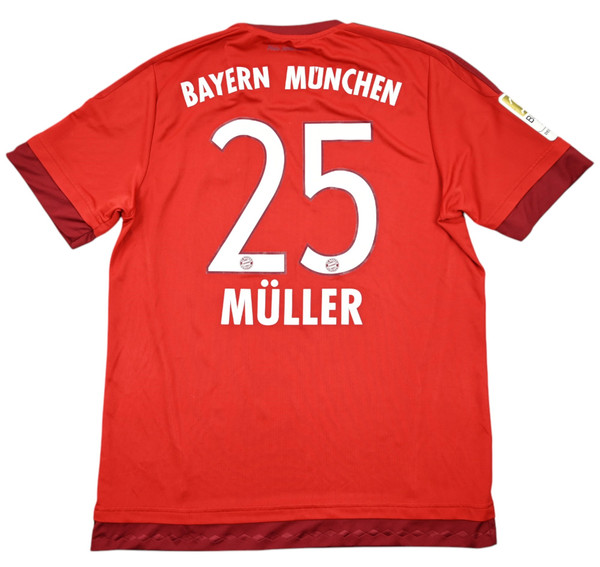 2015-16 BAYERN MUNCHEN *MULLER* SHIRT L