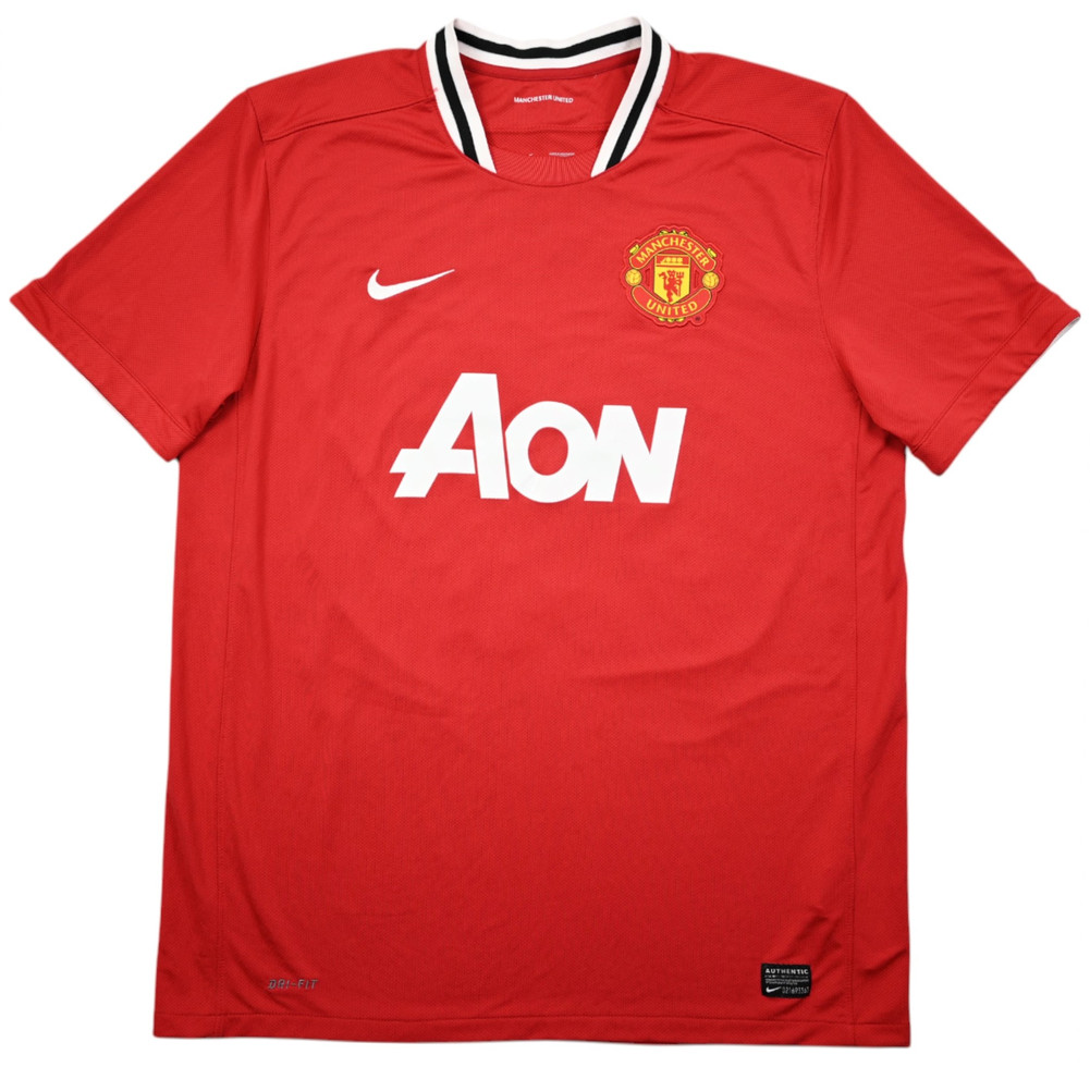 2011-12 MANCHESTER UNITED *SCHOLES* SHIRT XL