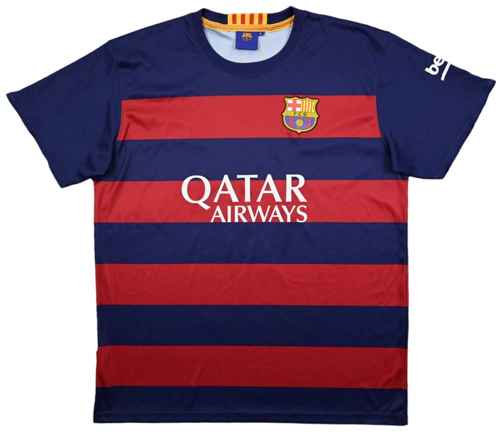 2015-16 FC BARCELONA *SUAREZ* SHIRT L