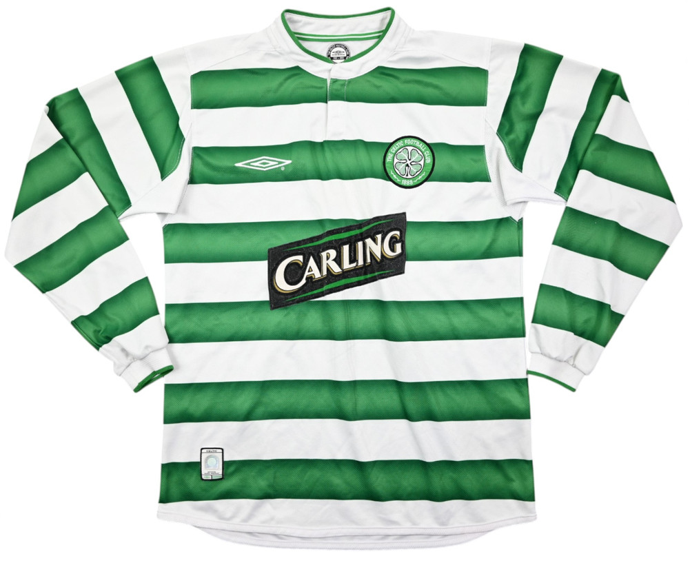 2003-04 CELTIC LONGSLEEVE SHIRT S