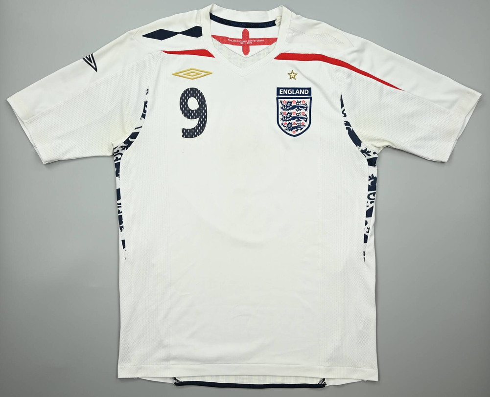 2005-07 ENGLAND *ROONEY* SHIRT M
