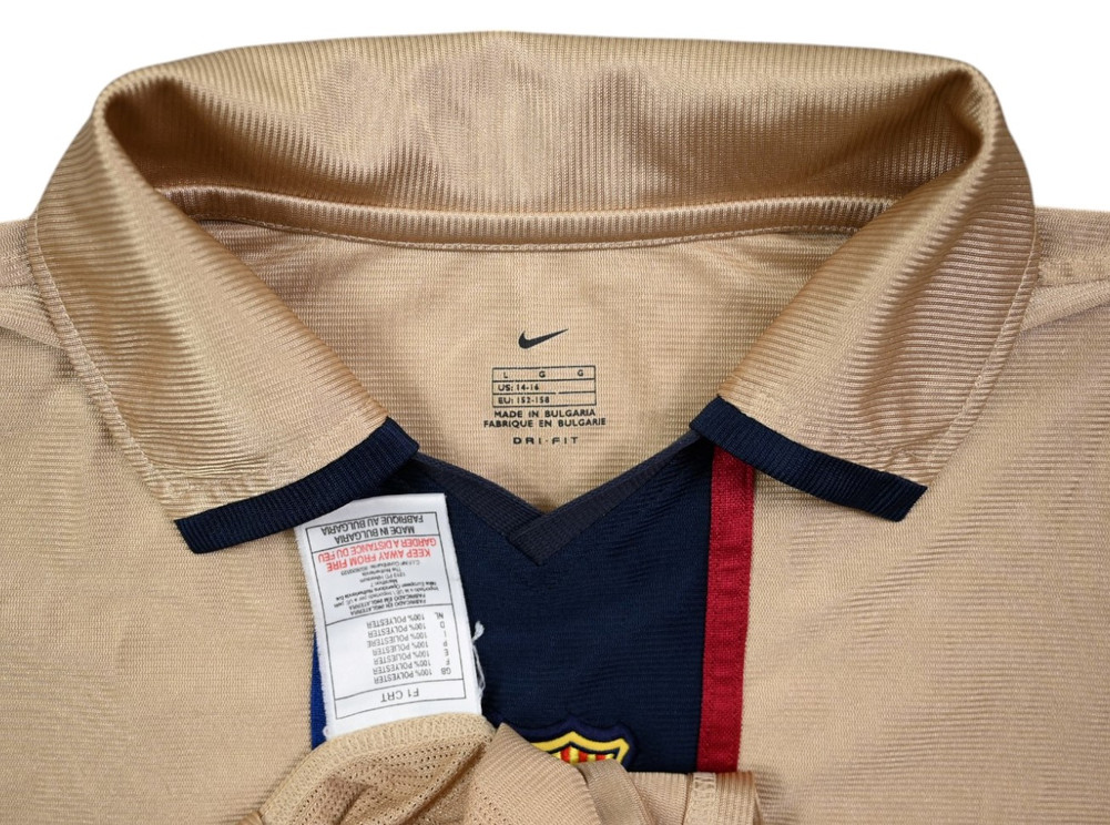 2001-03 FC BARCELONA *RIVALDO* SHIRT L. BOYS