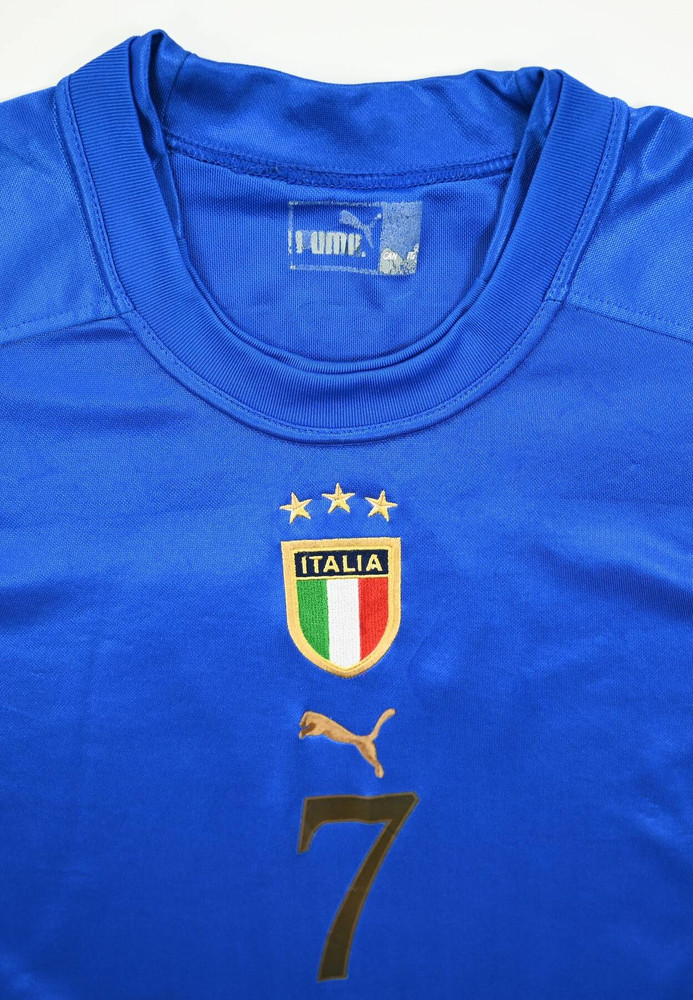 2004-06 ITALY *DEL PIERO* SHIRT L