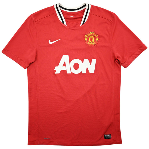 2011-12 MANCHESTER UNITED *JONES* SHIRT L