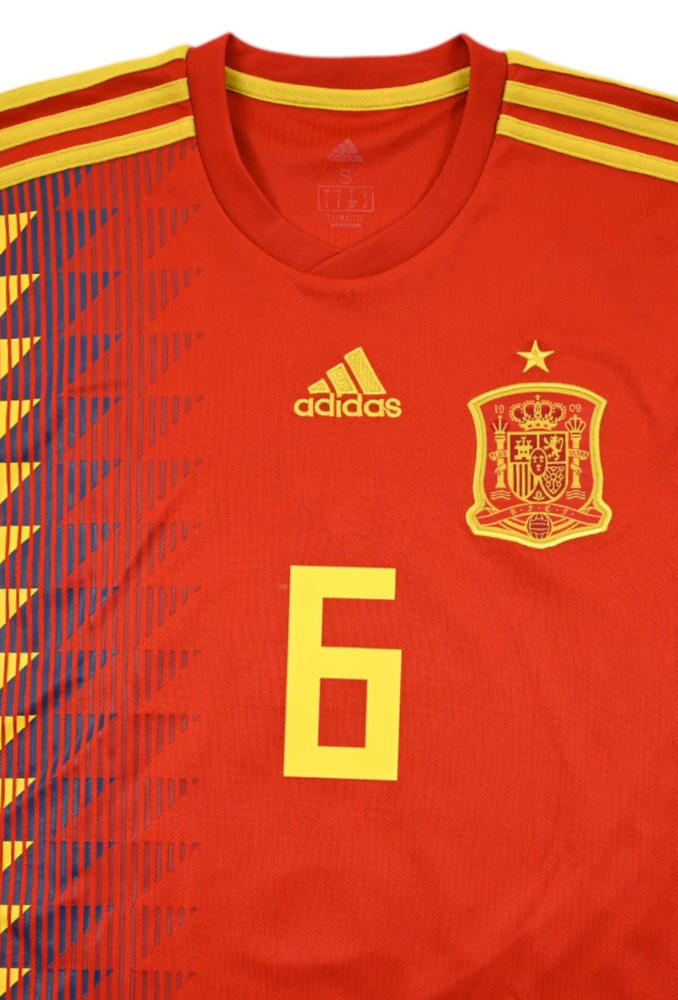 2018-19 SPAIN *A. INIESTA* SHIRT S