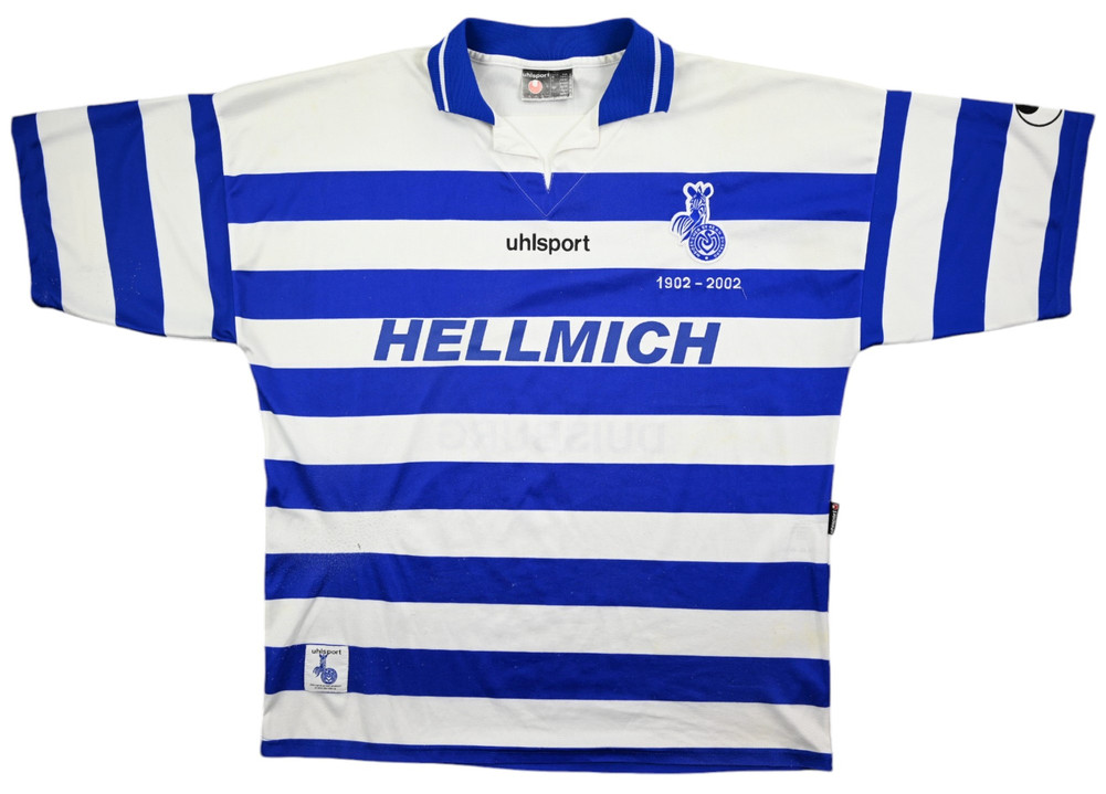 2001-02 MSV DUISBURG SHIRT 2XL
