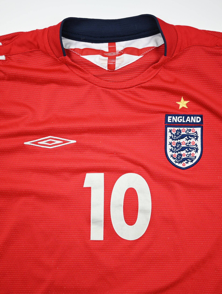 2004-06 ENGLAND *OWEN* SHIRT L
