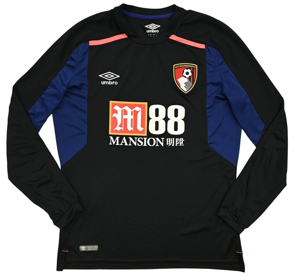 2017-18 AFC BOURNEMOUTH GOALKEEPER LONGSLEEVE SHIRT M