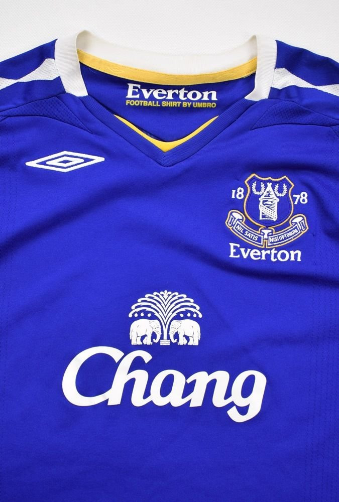 2007-08 EVERTON LONGSLEEVE SHIRT XL. BOYS