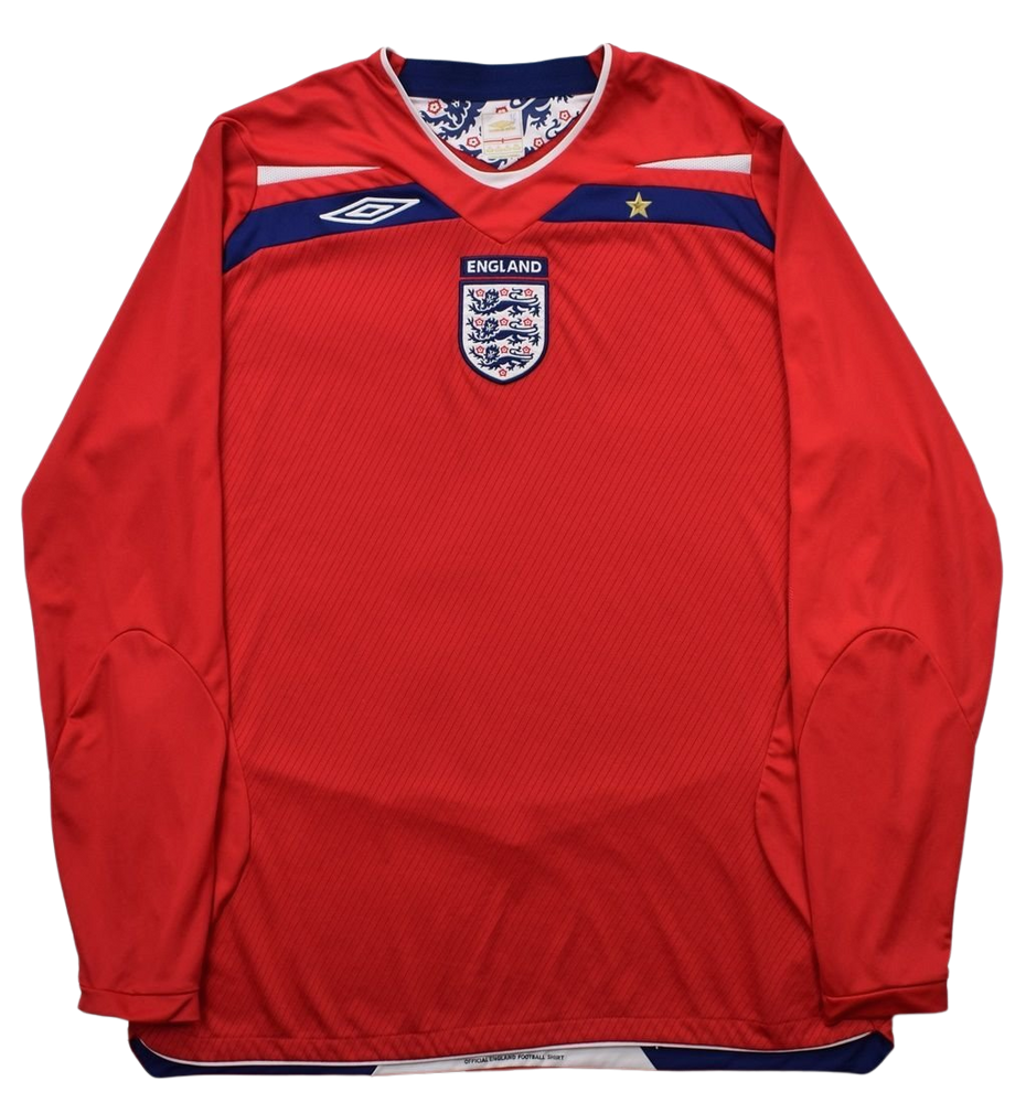 2008-10 ENGLAND LONGSLEEVE KOSZULKA L